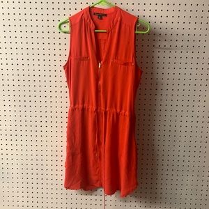 Haute monde size medium orange dress